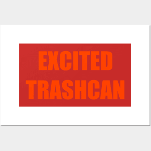 Excited Trashcan iCarly Penny Tee Posters and Art